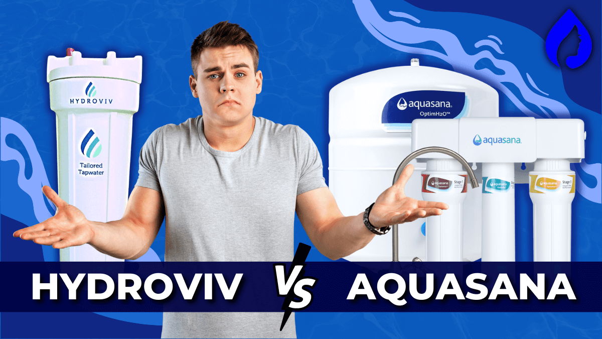 Hydroviv VS Aquasana UnderSink Which Is Better In 2024? Aqua Professor