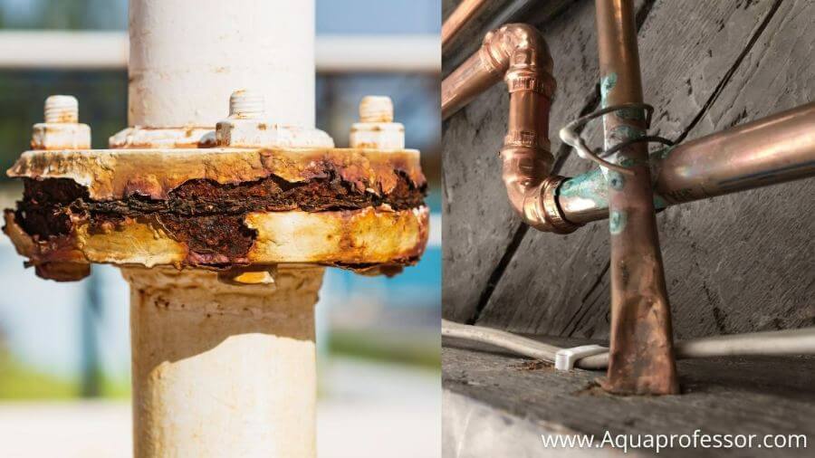 Corrosion in plumbing fixtures