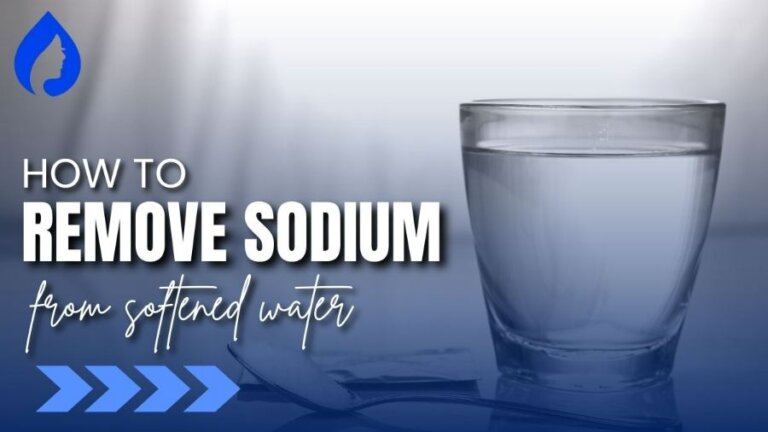 How To Remove Sodium From Softened Water