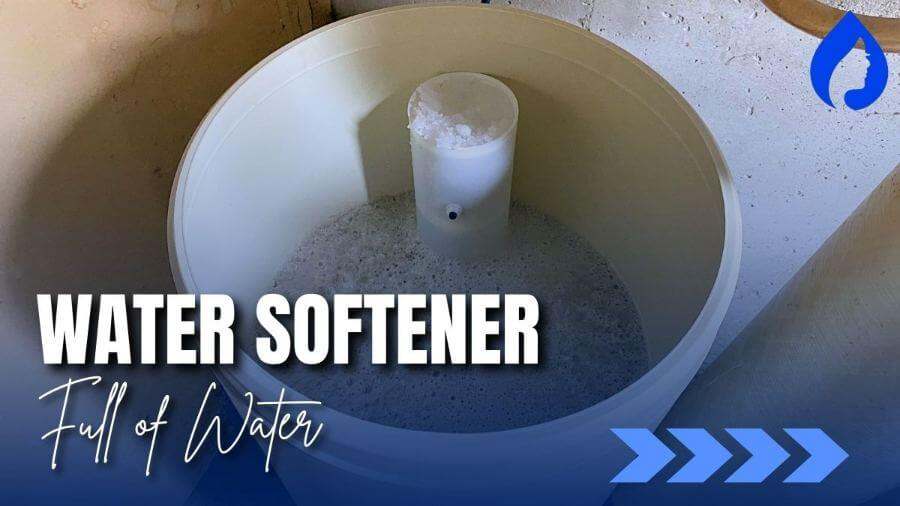 Water Softener Full Of Water