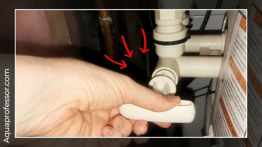 How do I turn the water off in my Water Softener
