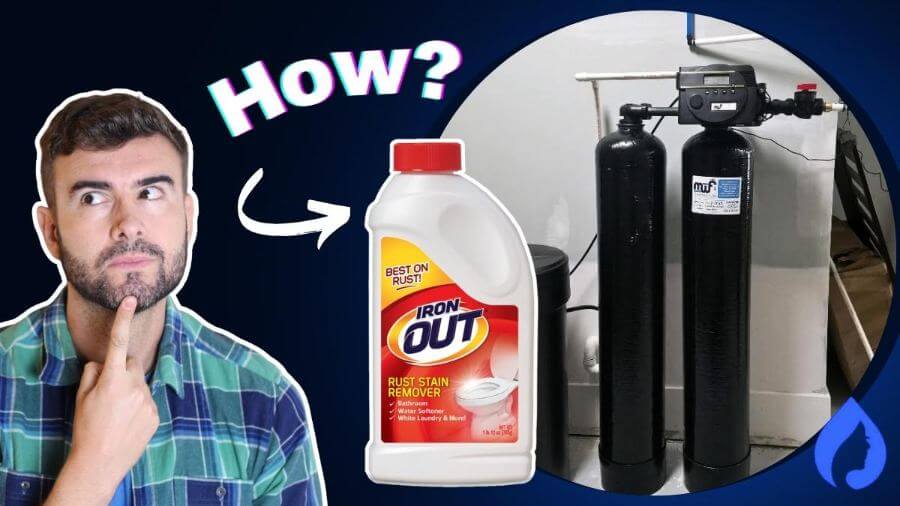 How to use iron out in water softener