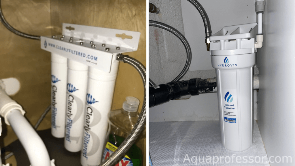 under sink contaminant removal